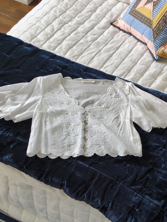 Doen Tops - Doen Kacy Top, White Eyelet, Small